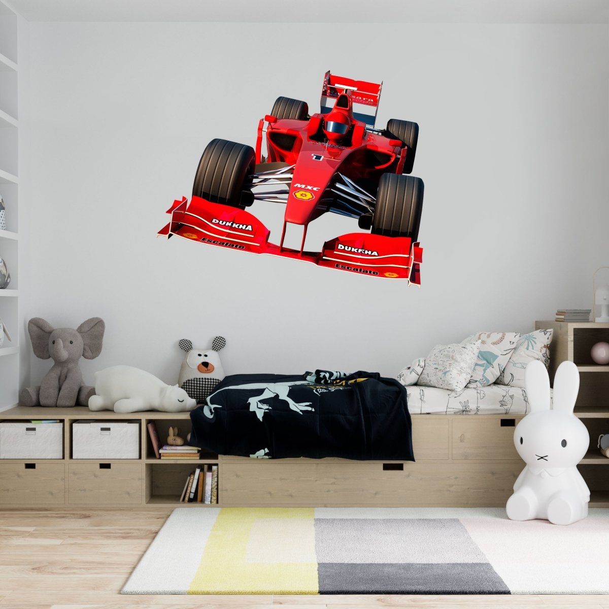 Wandsticker roter Formel 1 Wagen, Rennsport, Auto WS00000110 - Bild 1