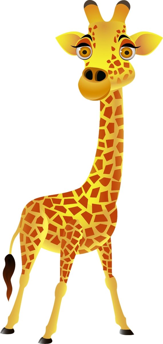 Wandsticker witzige Giraffe, Tiere, Kinder-motiv WS00000148 - Bild 4