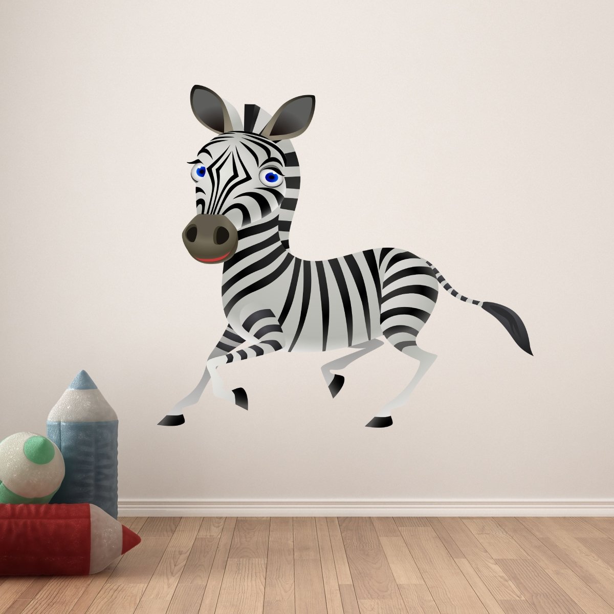Wandsticker witziges Zebra, Tiere, Afrika, Kinder WS00000152 - Bild 6