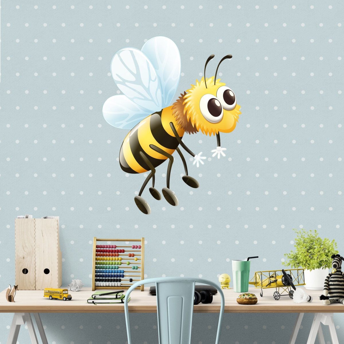 Wandsticker fliegende Biene, Honig, Insekten, Natur WS00000155 - Bild 5