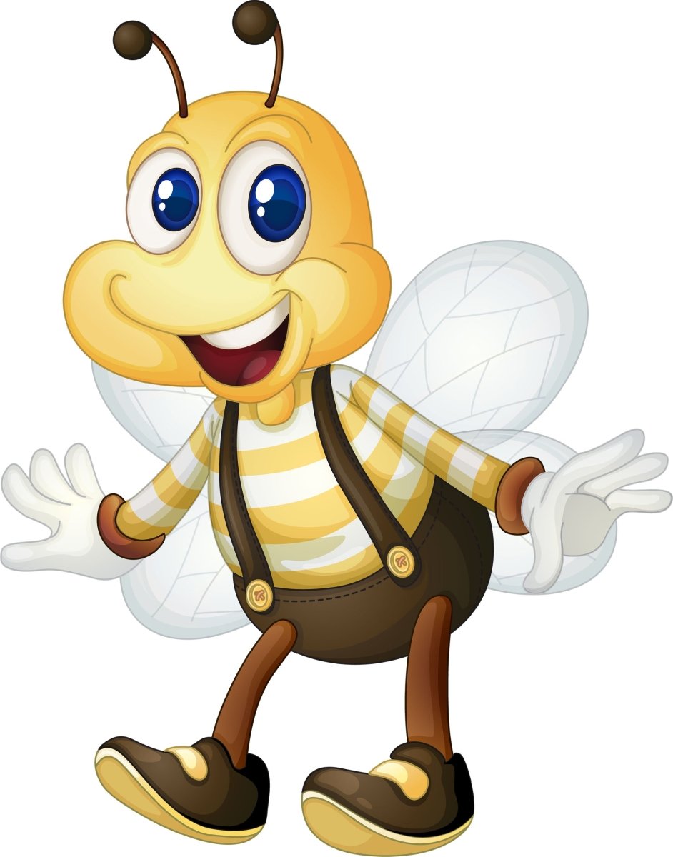 Wandsticker tanzende Biene, Schuhe, Flügel, Honig WS00000158 - Bild 4