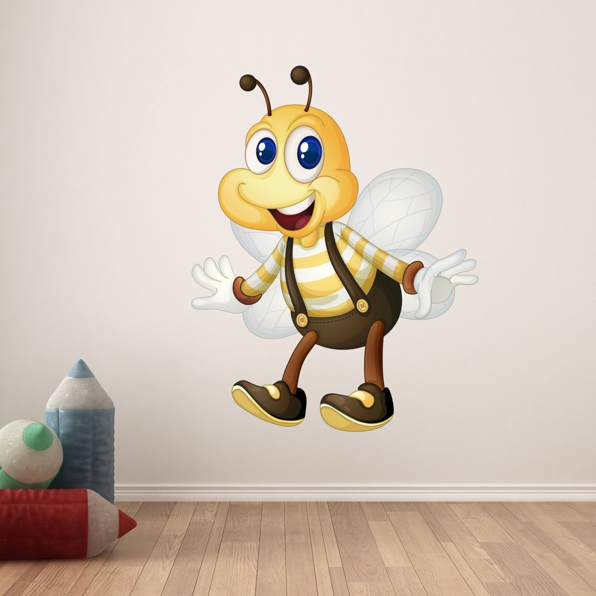 Wandsticker tanzende Biene, Schuhe, Flügel, Honig WS00000158 - Bild 6