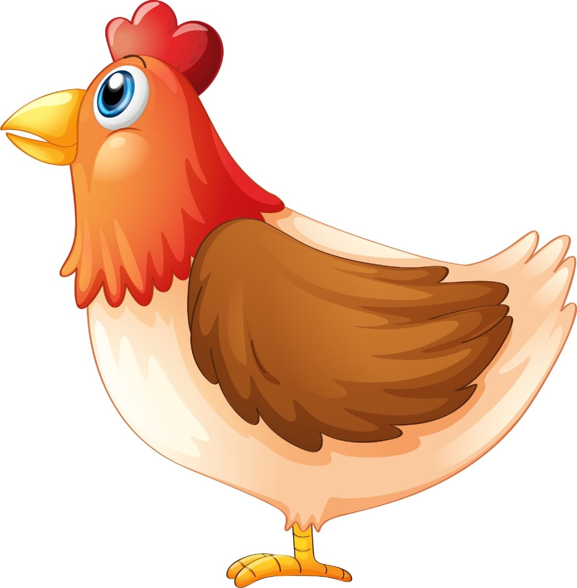 Wandsticker Huhn von der Seite, Flügel, Hühner WS00000163 - Bild 4