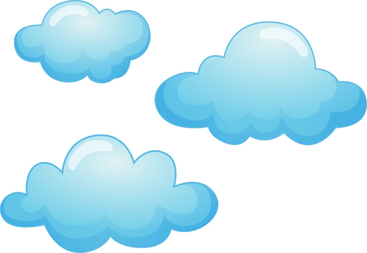 Wandsticker 3 Wolken, Baby-zimmer, Kinder-motive WS00000166 - Bild 4