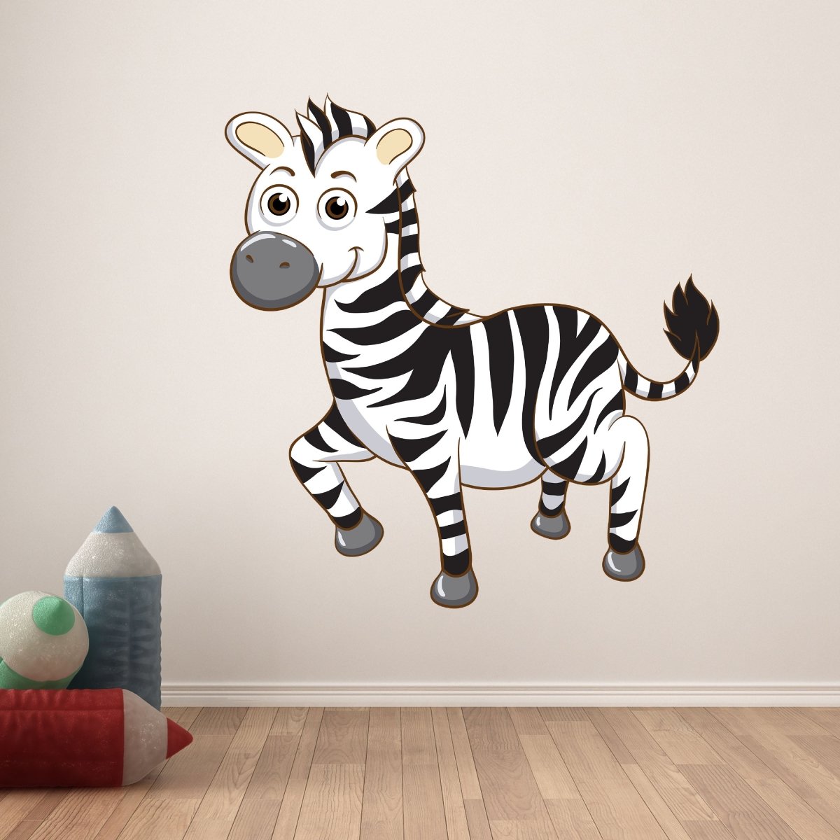 Wandsticker junges Zebra, Kindermotiv, Tiere, Afrika WS00000174 - Bild 6