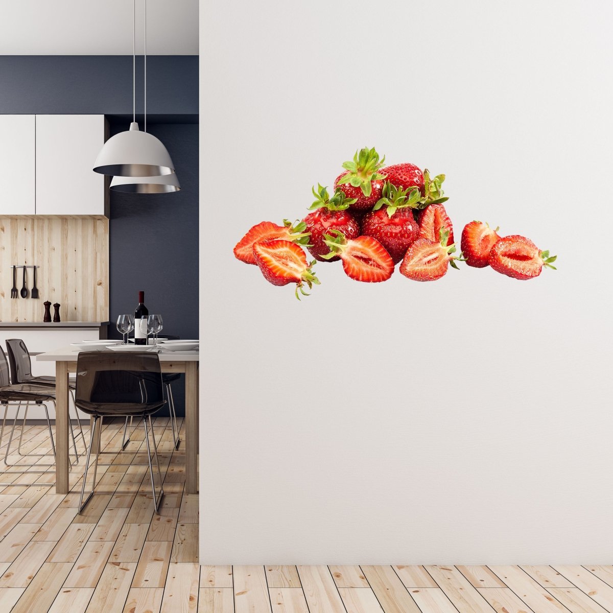 Wandsticker Erdbeeren, Küche, Essen, Obst, Beeren WS00000208 - Bild 5