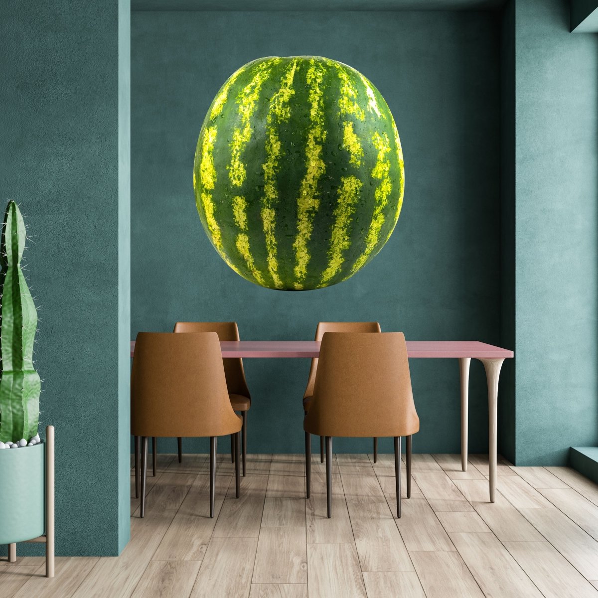 Wandsticker Große Wassermelone, Tropfen, Obst WS00000211 - Bild 2