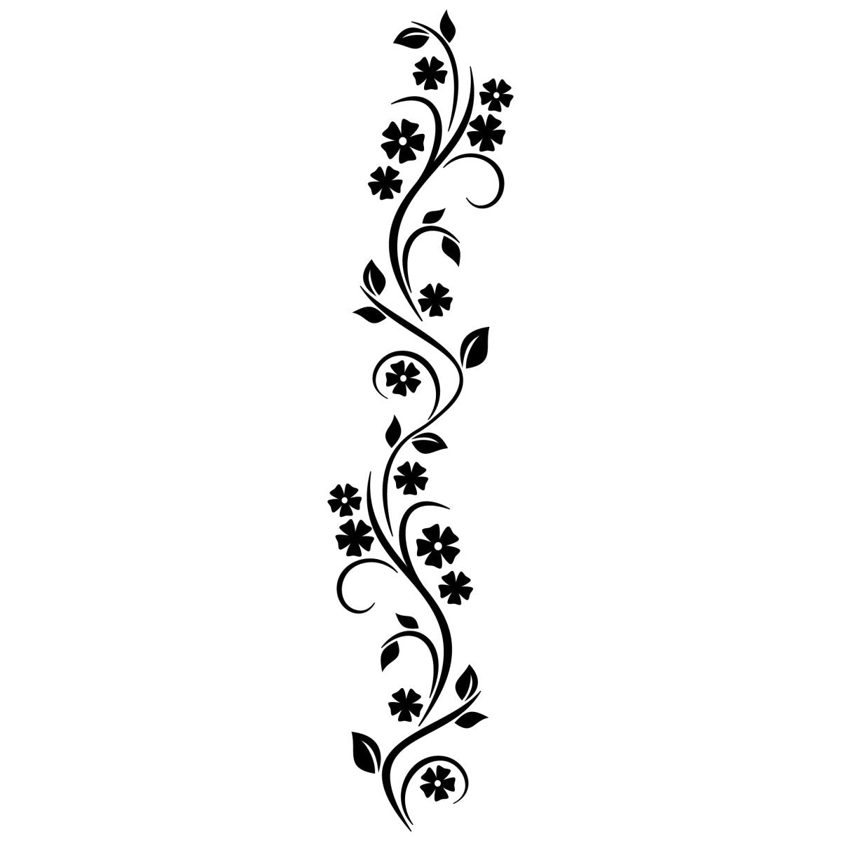 Wall decal ornament tendril WT00000007