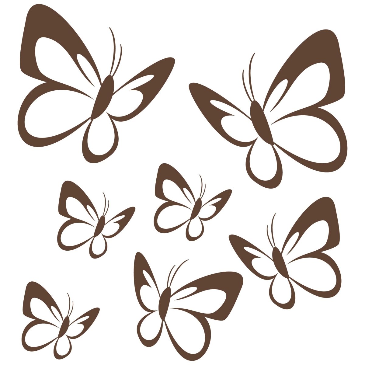 Discover the WT00000008 Butterflies Wall Tattoo