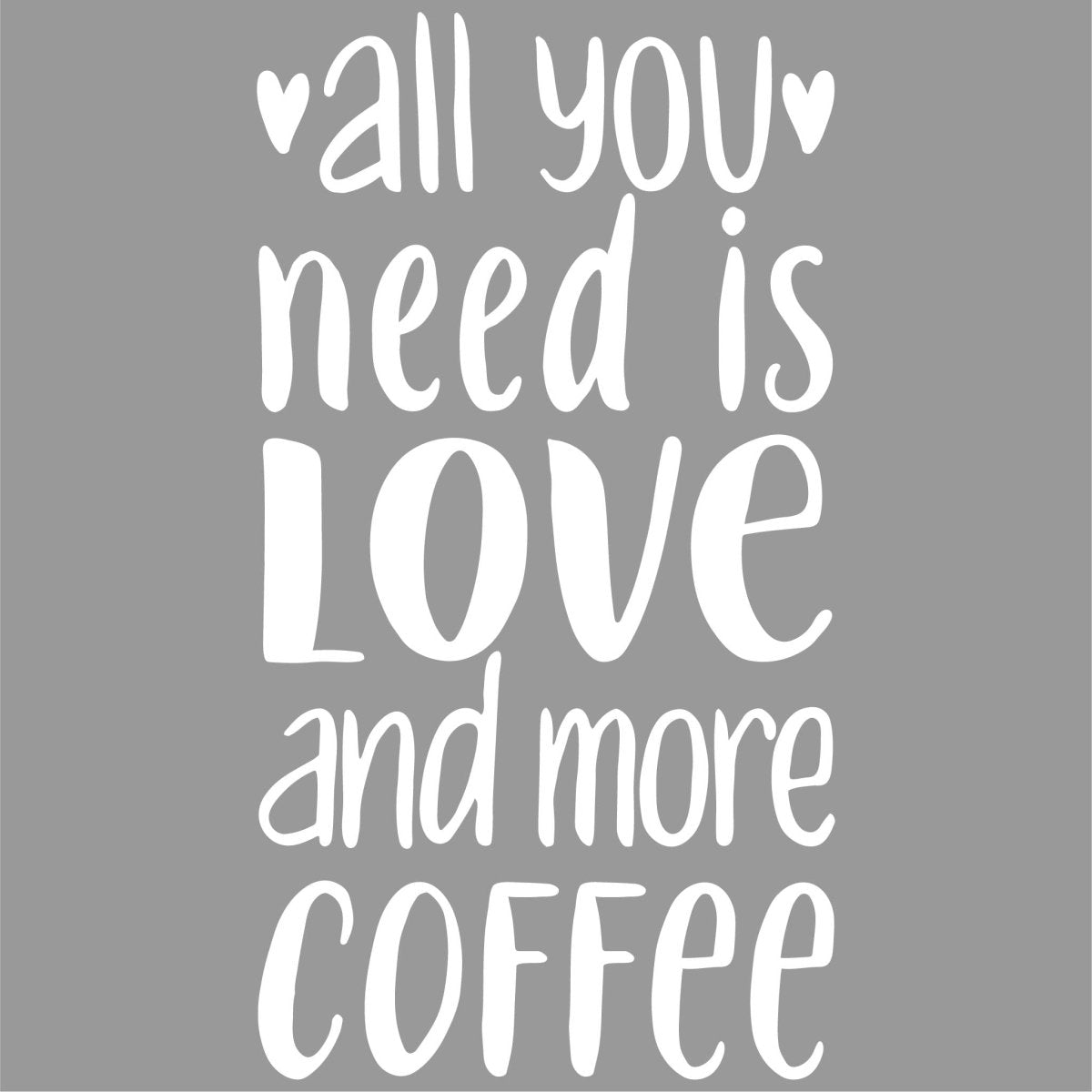 Wall decal saying All you need WT00000013