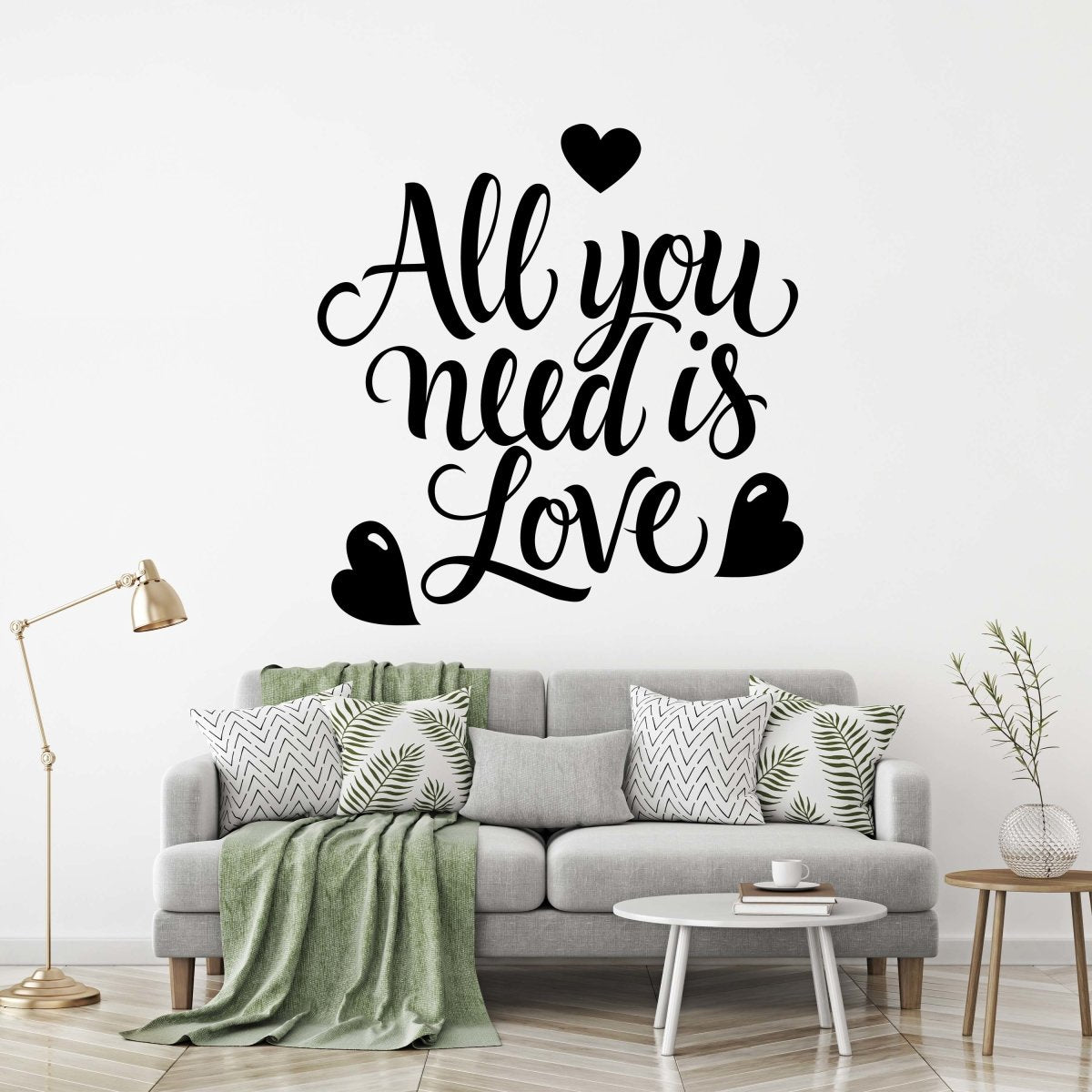 Wandtattoo Spruch All you need is Love WT00000019 entdecken - Bild 2