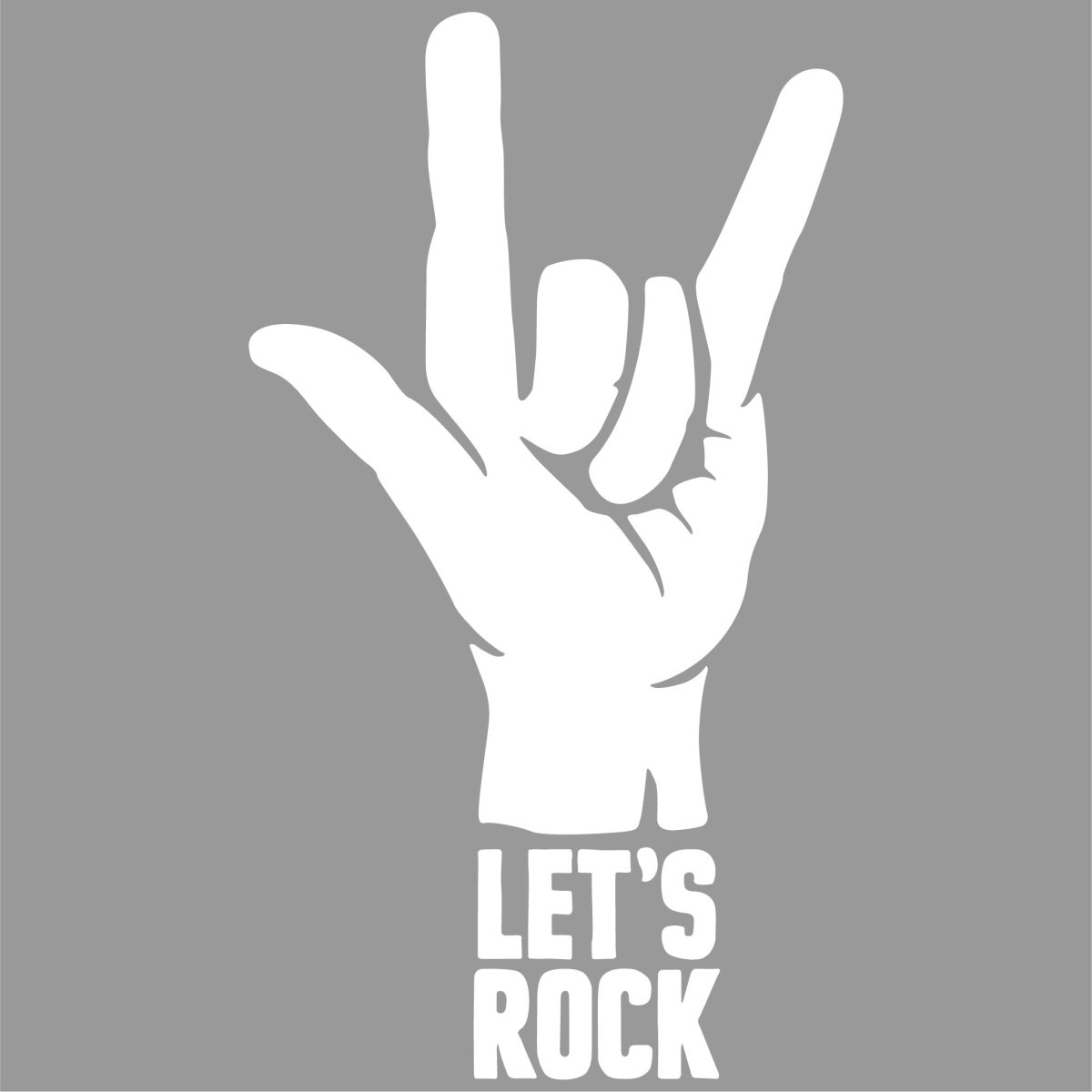 Wall Decal Let's Rock WT00000026