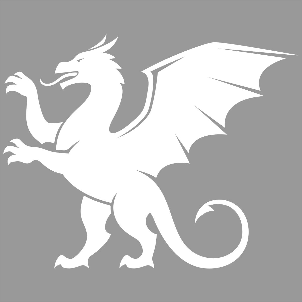 Standing Welsh Dragon Wall Decal WT00000033