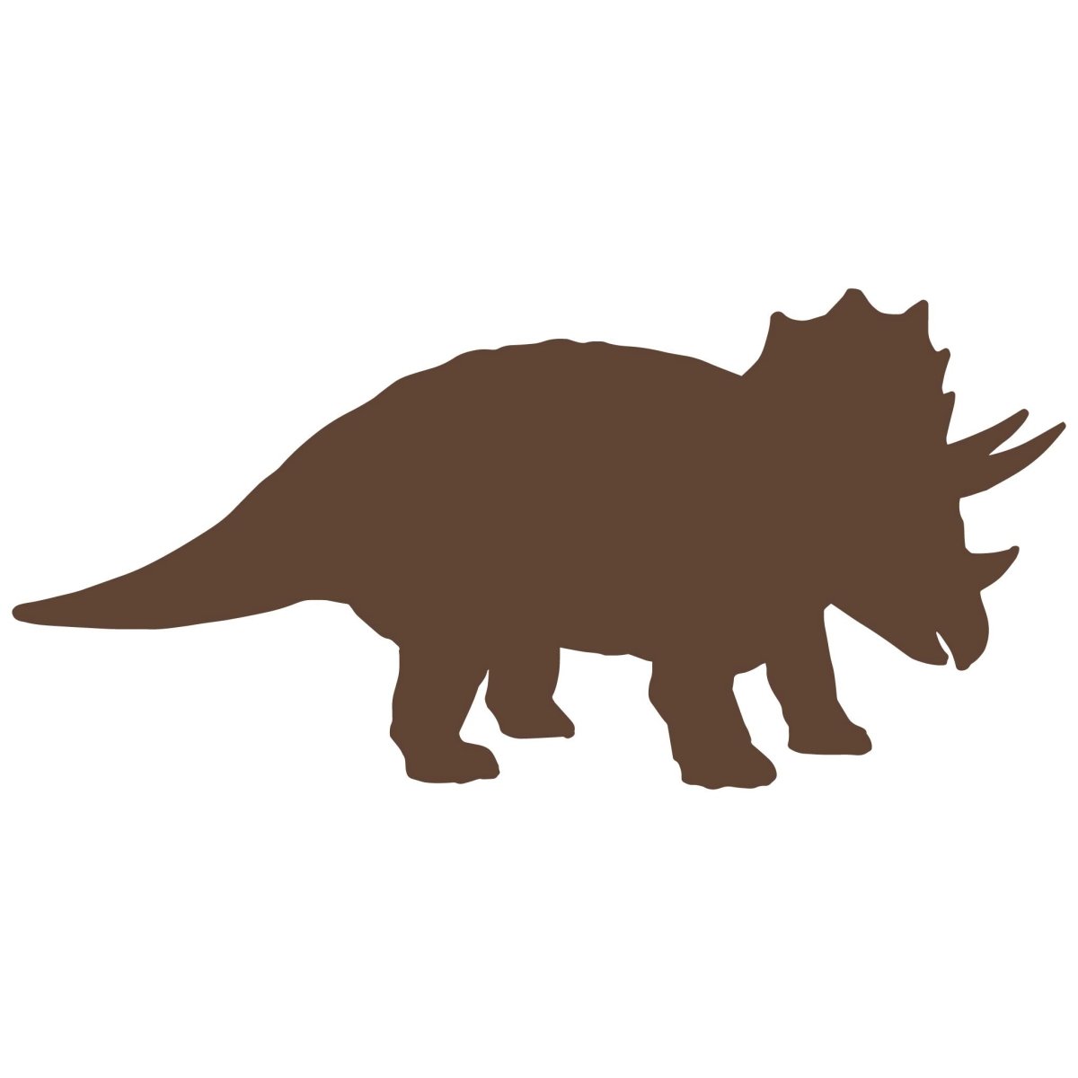 Sticker mural dinosaure Triceratops WT00000037