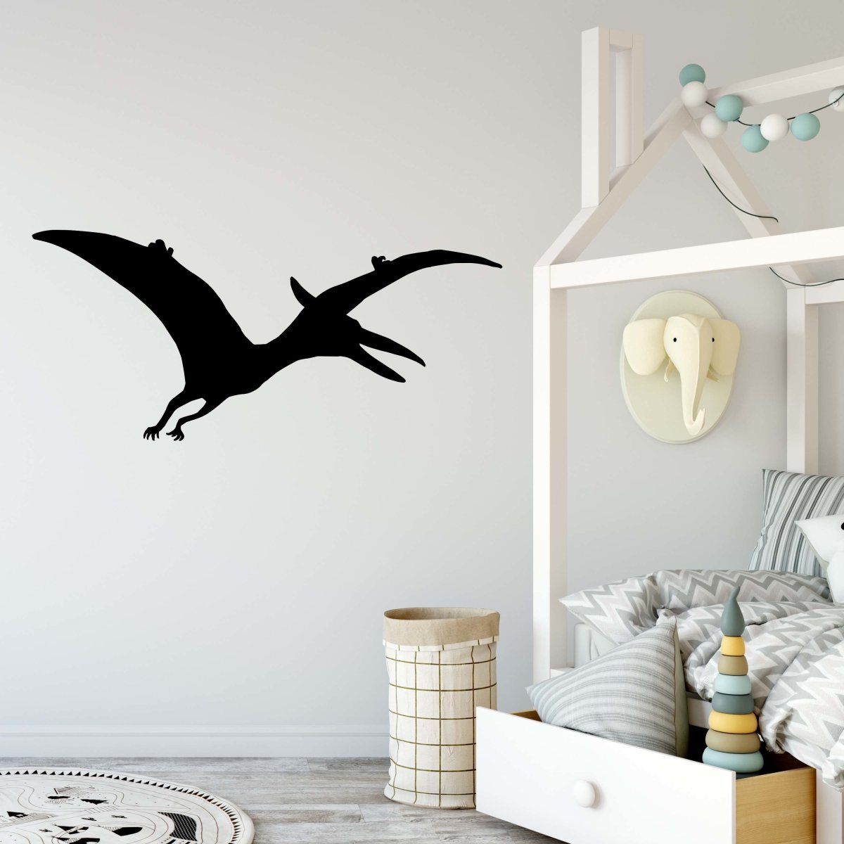 Discover the Pteranodon sticker dinosaur wall WT00000038