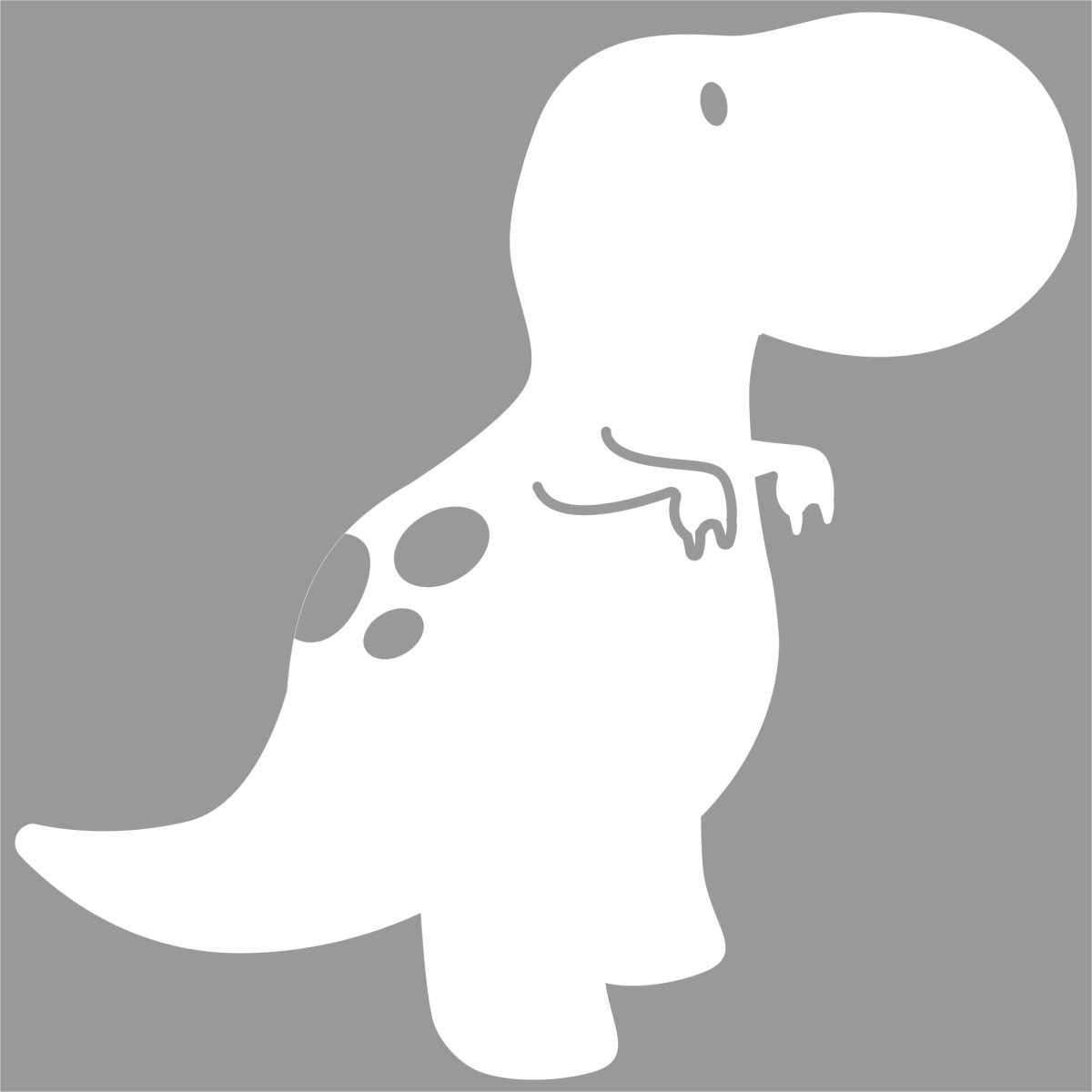 Small dinosaur wall sticker WT00000044