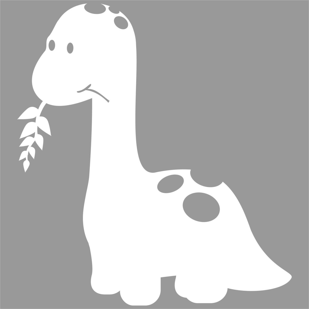 Wandtattoo kleiner Dino Brontosaurus WT00000048