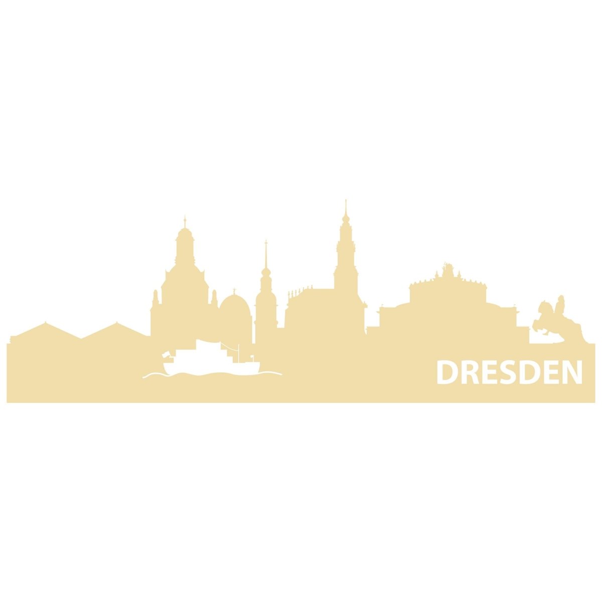 Sticker mural Skyline Dresden WT00000062