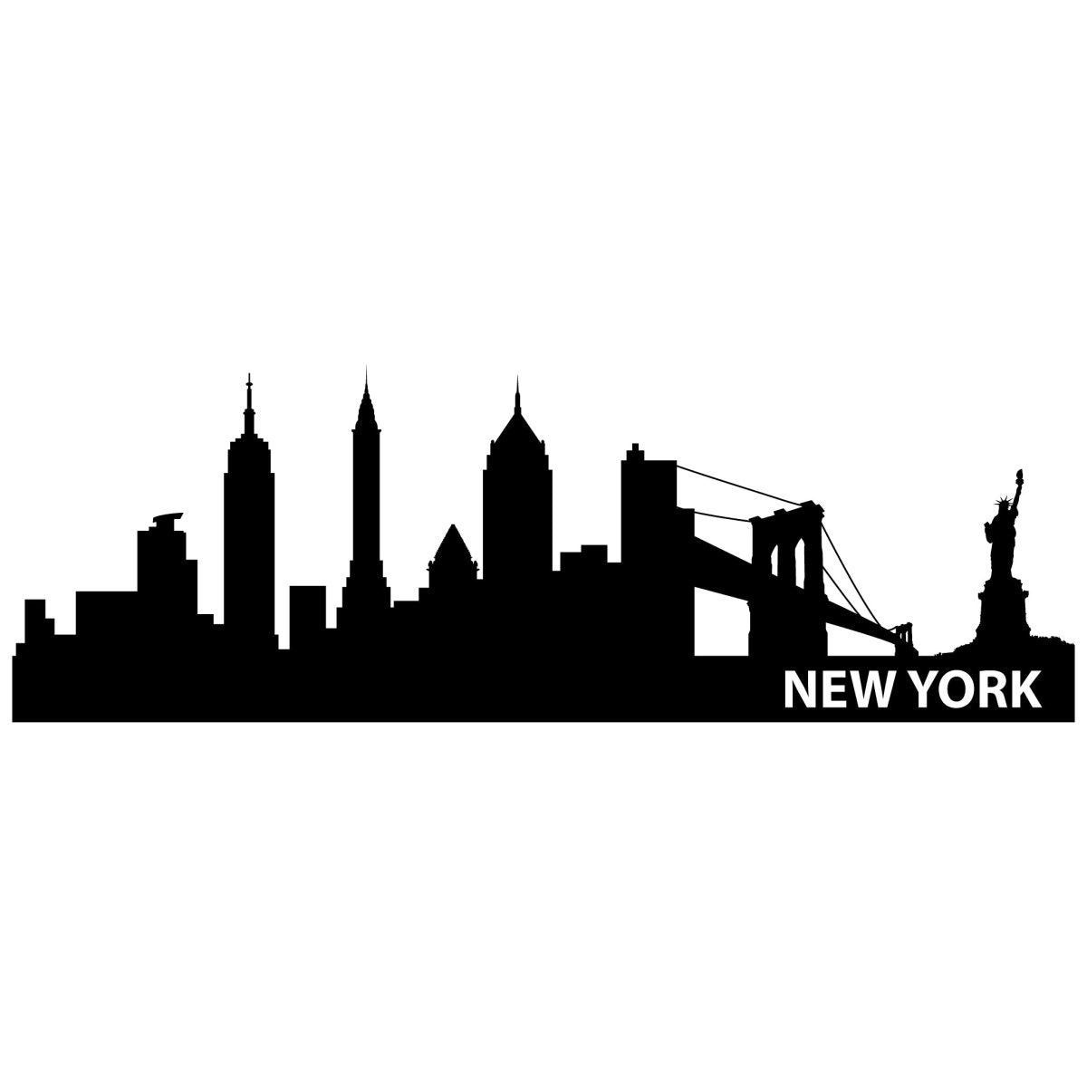 Sticker Mural Skyline New York WT00000064